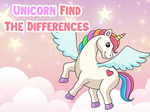 Unicorn Spot the Differences Puzzle