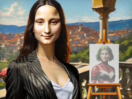 Mona Lisa Dress-Up Fashion Game