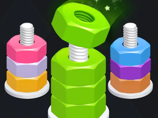 Nut Puzzle: Color Sorting Challenge
