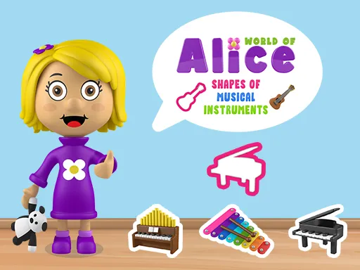 World of Alice: Musical Instrument Shapes