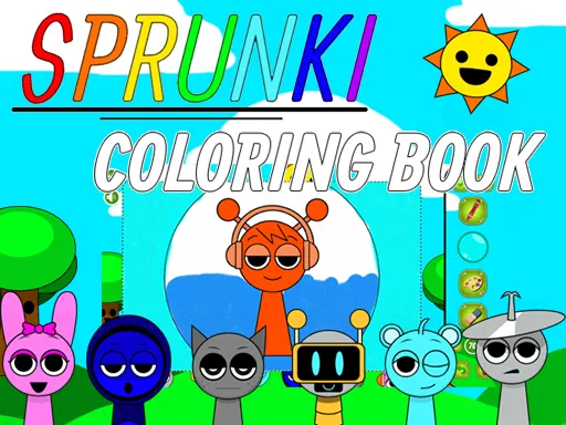 Sprunki Coloring Book Adventure