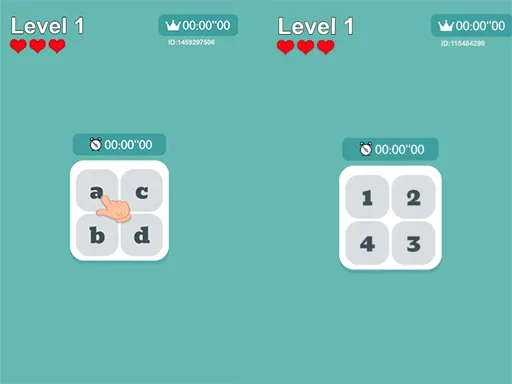 One2One Grid Tap Challenge