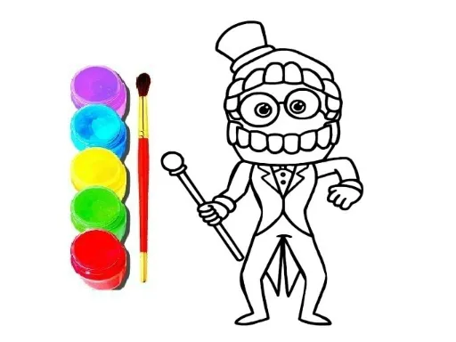 Digital Circus: Click and Paint Game