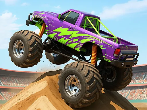 Monster Truck Stunt Ramp Racing
